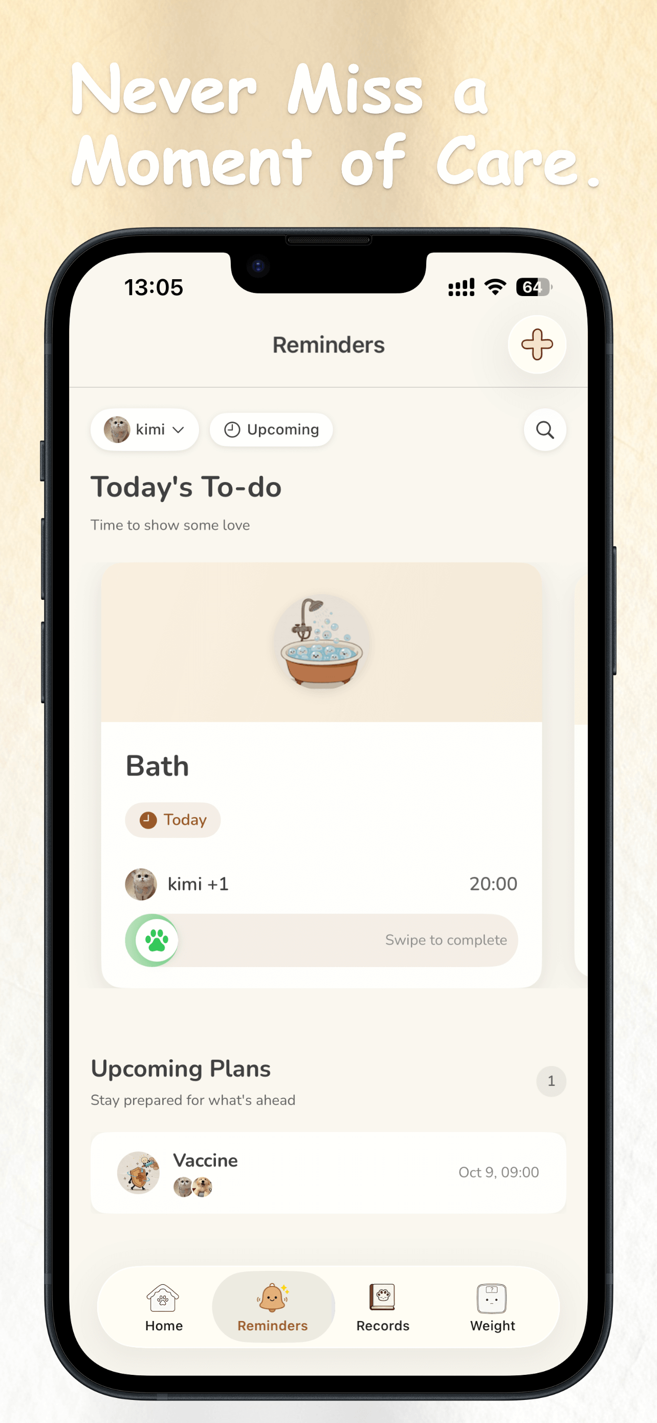 SoulPets Smart Reminders